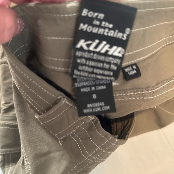 KÜHL Tan A-Line Cargo Skirt Knee-Length Casual - Picture 4 of 5
